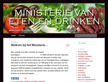 Tablet Screenshot of ministerieetenendrinken.nl